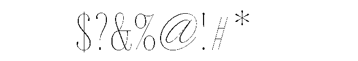 Megumi Ultra Light Font OTHER CHARS