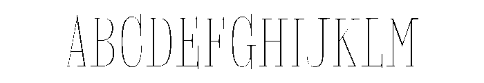 Megumi Ultra Light Font UPPERCASE