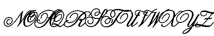 Melany Lane Bold Font UPPERCASE