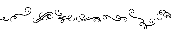 Melany Lane Ornaments Bold Font LOWERCASE
