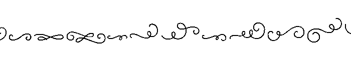 Melany Lane Ornaments Font UPPERCASE