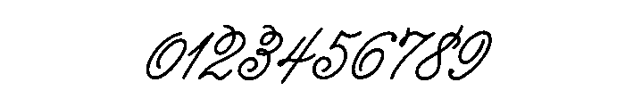 Melany Lane Regular Font OTHER CHARS