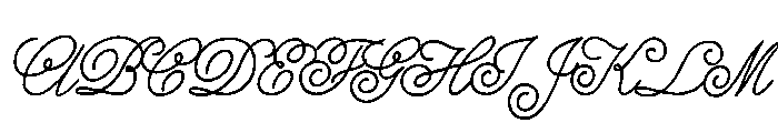 Melany Lane Regular Font UPPERCASE