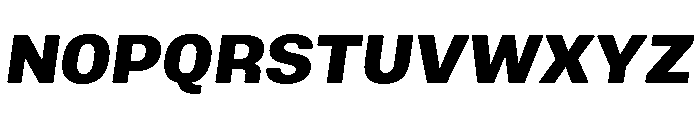 Mello Bold Italic Font UPPERCASE