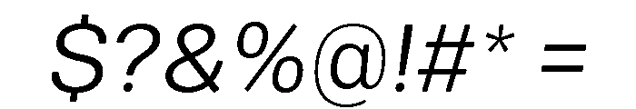 Mello Book Italic Font OTHER CHARS