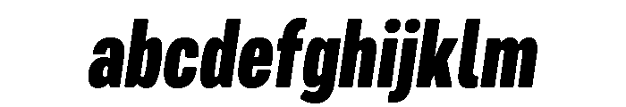 Mello Compressed Black Italic FONT