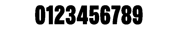 Mello Compressed Black Font OTHER CHARS