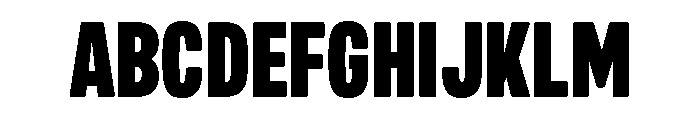 Mello Compressed Black Font UPPERCASE
