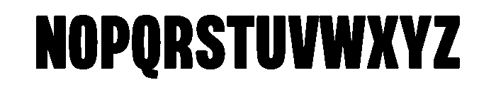 Mello Compressed Black Font UPPERCASE