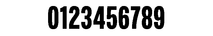 Mello Compressed Bold Font OTHER CHARS