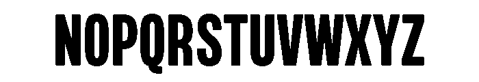 Mello Compressed Bold Font UPPERCASE