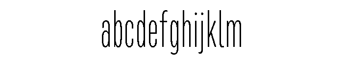 Mello Compressed Extra Light FONT