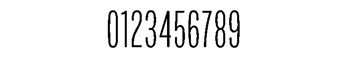 Mello Compressed Light Font OTHER CHARS