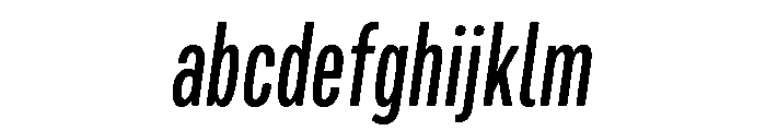 Mello Compressed Medium Italic FONT