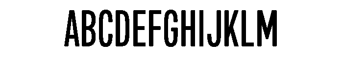 Mello Compressed Medium Font UPPERCASE