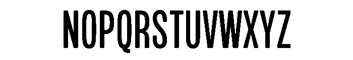 Mello Compressed Medium Font UPPERCASE