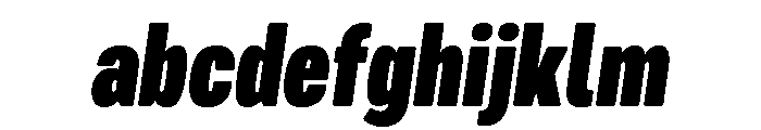 Mello Compressed Super Black Italic FONT