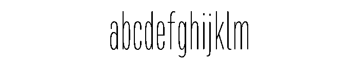 Mello Compressed Thin FONT