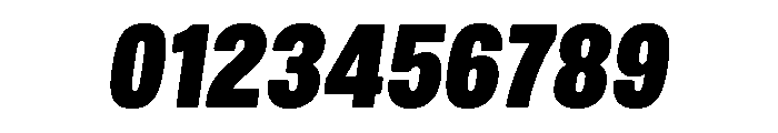 Mello Condensed Black Italic Font OTHER CHARS