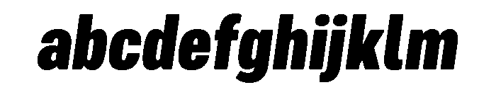 Mello Condensed Black Italic FONT