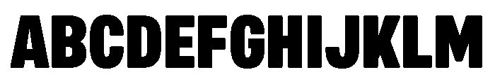 Mello Condensed Black Font UPPERCASE
