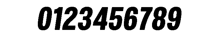 Mello Condensed Bold Italic Font OTHER CHARS