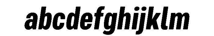 Mello Condensed Bold Italic FONT