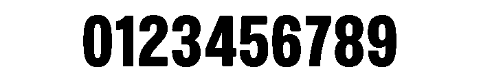 Mello Condensed Bold Font OTHER CHARS