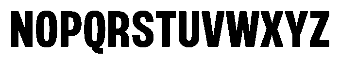 Mello Condensed Bold Font UPPERCASE