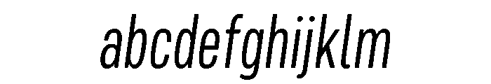 Mello Condensed Book Italic FONT