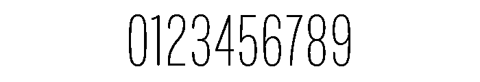 Mello Condensed Extra Light Font OTHER CHARS
