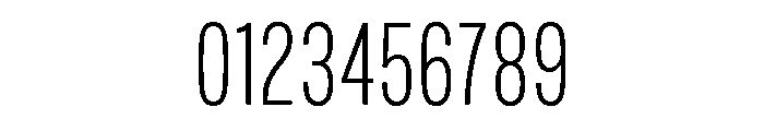 Mello Condensed Light Font OTHER CHARS