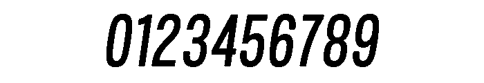 Mello Condensed Medium Italic Font OTHER CHARS