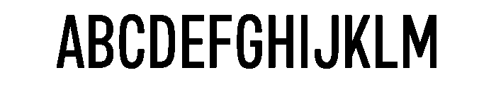 Mello Condensed Medium Font UPPERCASE