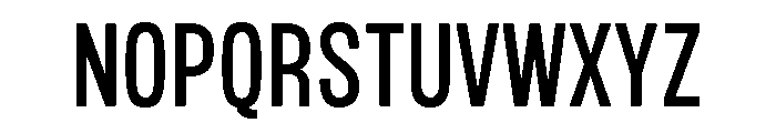Mello Condensed Medium Font UPPERCASE