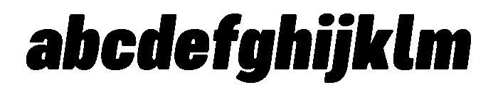 Mello Condensed Super Black Italic FONT
