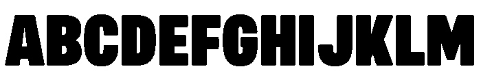 Mello Condensed Super Black Font UPPERCASE