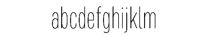 Mello Condensed Thin FONT