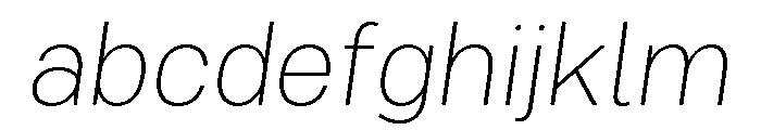 Mello Extra Light Italic FONT