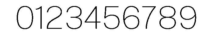 Mello Extra Light Font OTHER CHARS