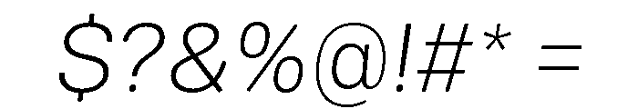 Mello Light Italic Font OTHER CHARS