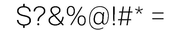 Mello Light Font OTHER CHARS