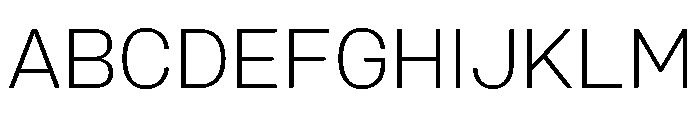 Mello Light Font UPPERCASE