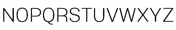 Mello Light Font UPPERCASE