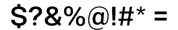 Mello Medium Font OTHER CHARS
