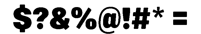 Mello Narrow Black Font OTHER CHARS