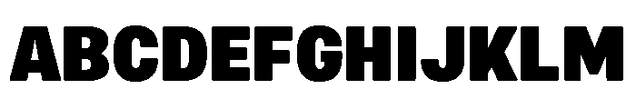 Mello Narrow Black Font UPPERCASE