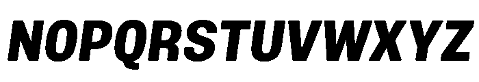 Mello Narrow Bold Italic Font UPPERCASE