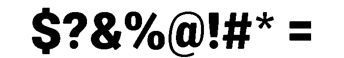 Mello Narrow Bold Font OTHER CHARS