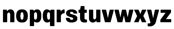 Mello Narrow Bold Font LOWERCASE